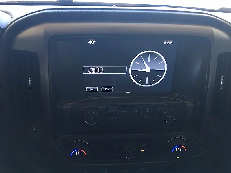 The Big Blue Clock? 20142018 Silverado & Sierra Mods