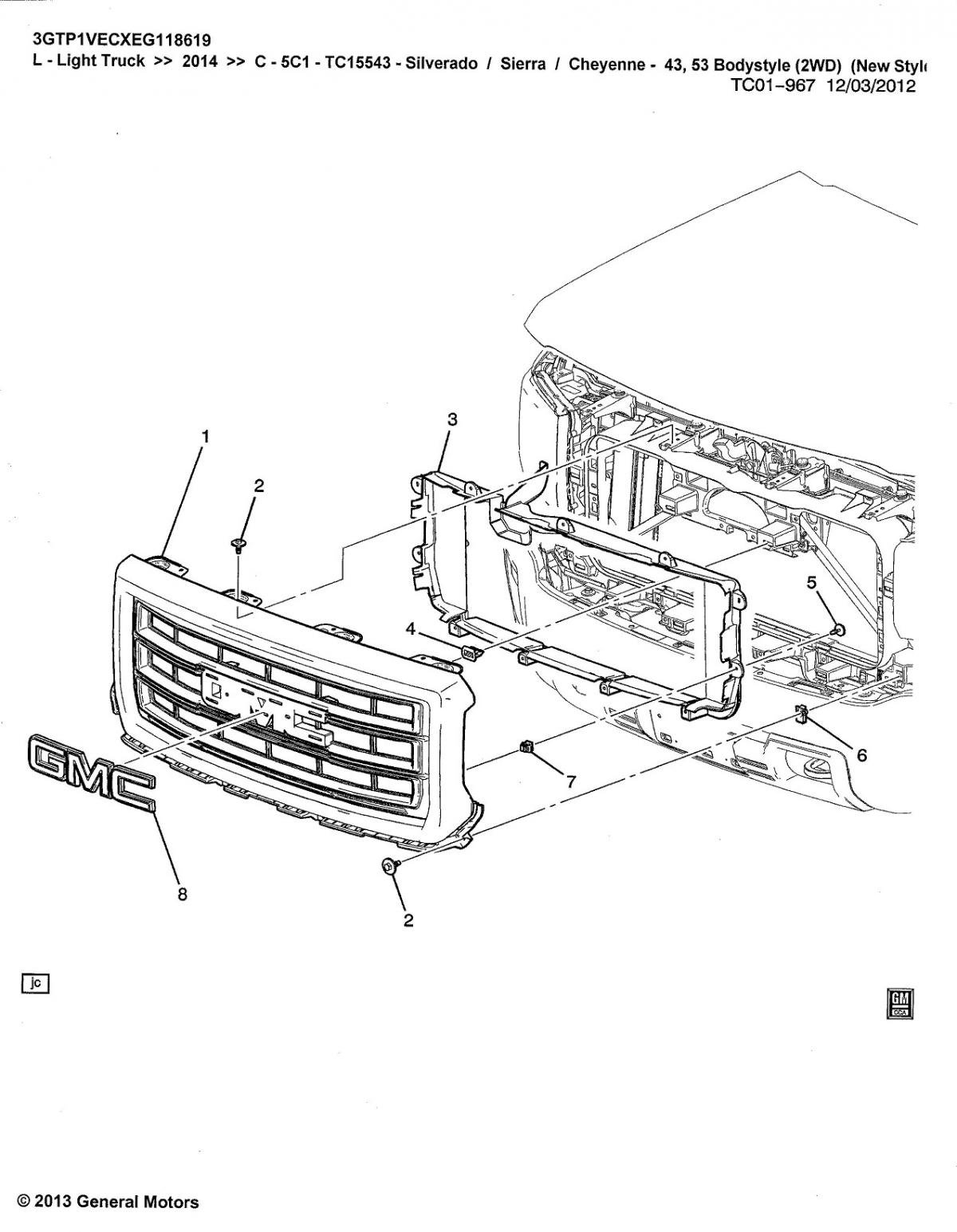 2014  Parts Diagrams    Service Manual - 2014