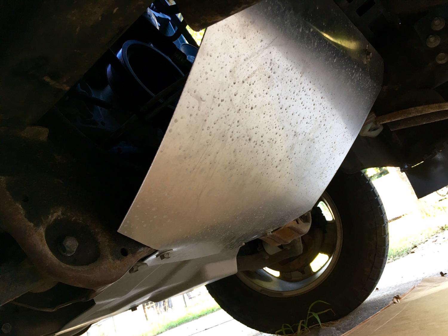 2010 Silverado 2010 front skid platealuminum 19992013 Silverado