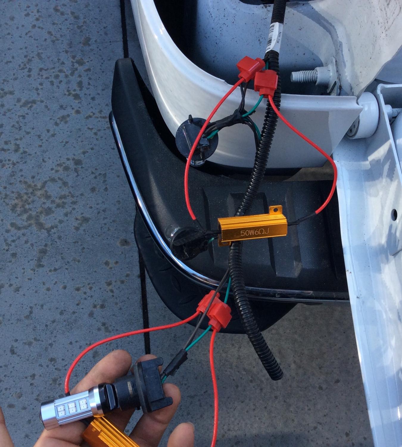 LED install with resistors. 20142018 Silverado & Sierra Mods GM