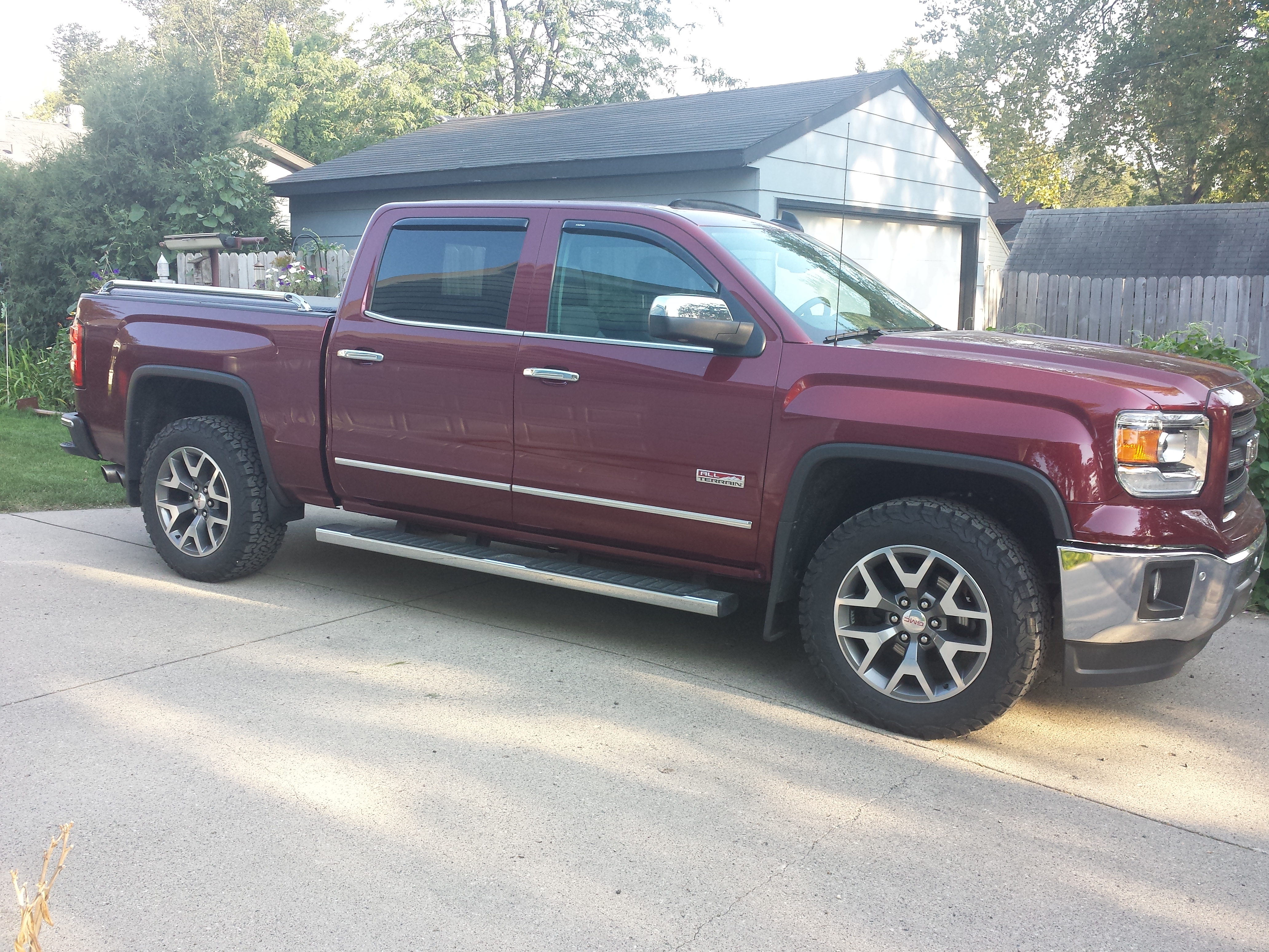 Best looking tires for the 2015 Sierra All Terrain 20" Rims. 2014