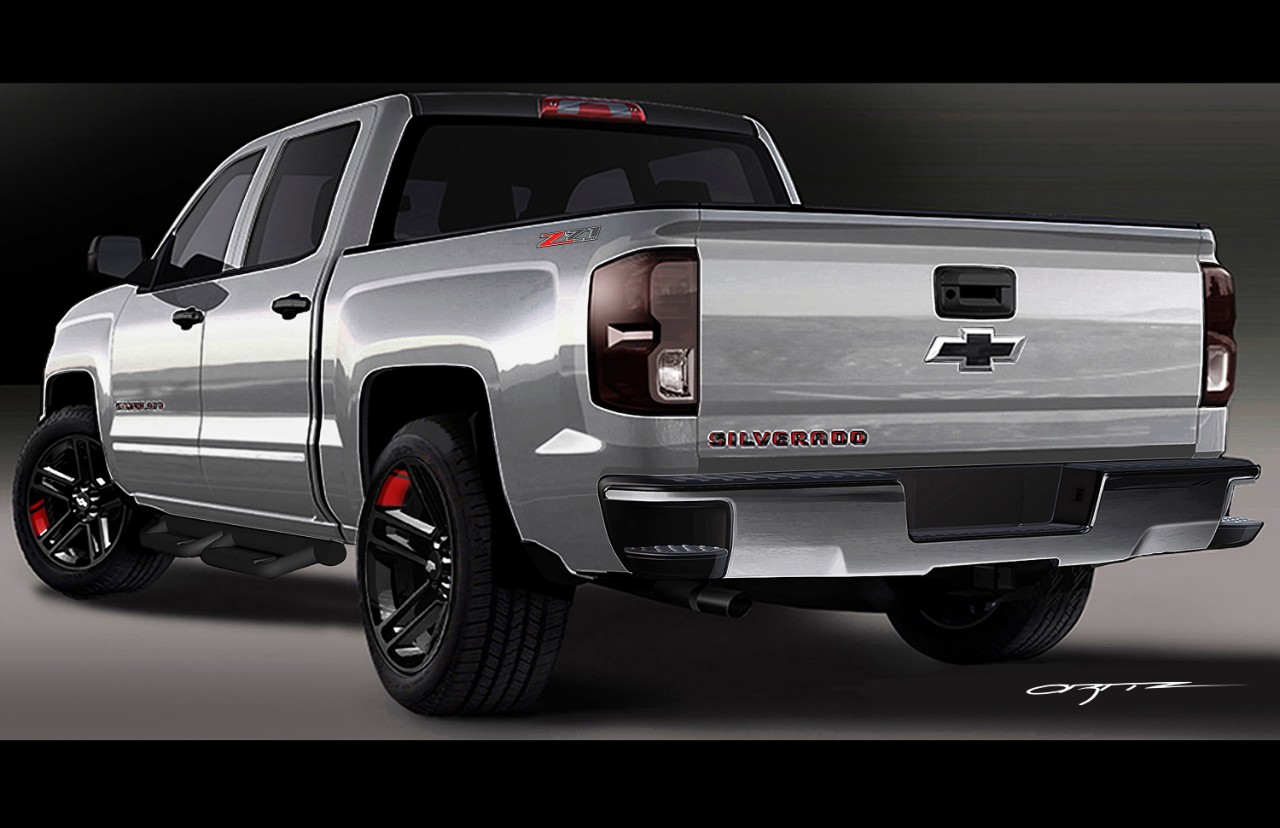 Check Out Chevy's Silverado Red Line On Display At SEMA ... Check Out Chevy's Silverado Red Line On Display At SEMA ...