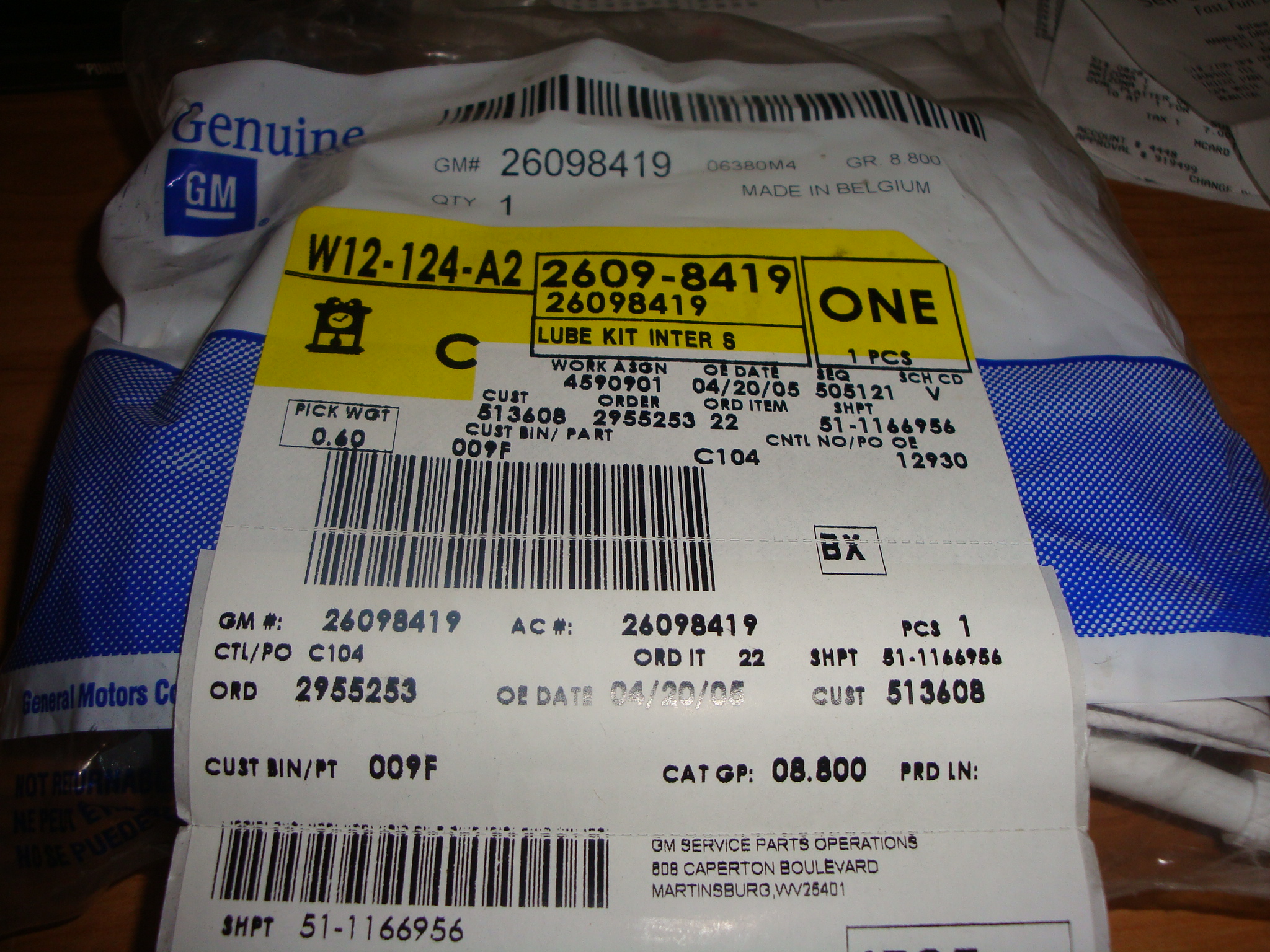 Intermediate Steering Shaft Lube Kit For Sale/Wanted