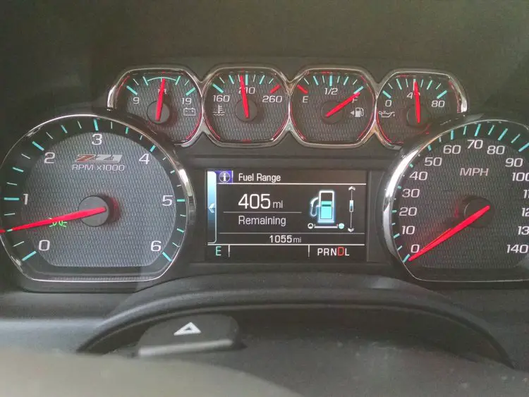 Digital Fuel Gauge Image Not Reading Full When Full 20142018