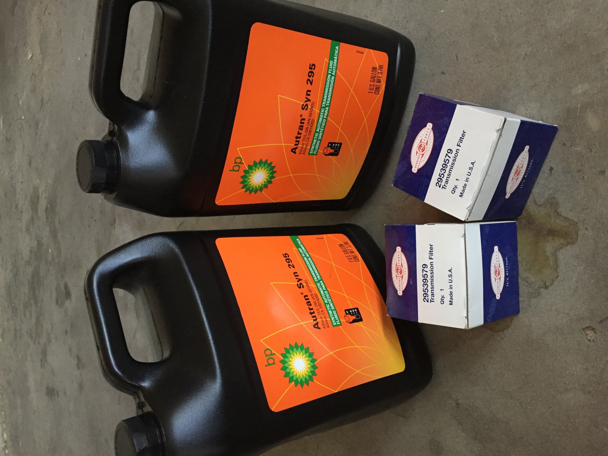 TES 295 BP Autotran Fluid and Allison Filters For Sale/Wanted GM