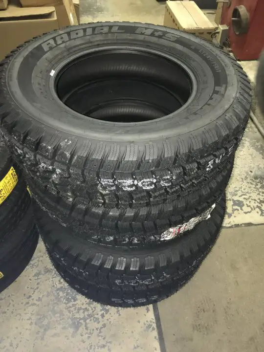 New Winter tires! Skinny 235/75r17`s