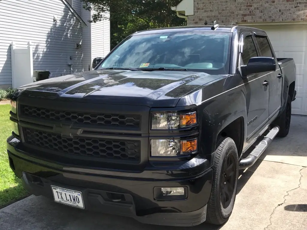 Plastidipped grill and bumpers? 20142018 Silverado & Sierra Mods
