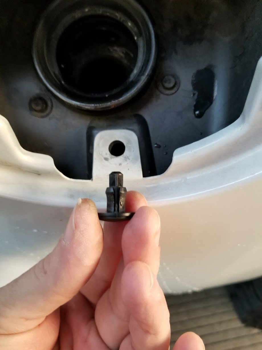 Plastic Clip on Filler Neck broke off. 2016 LT Crew Cab 20142018