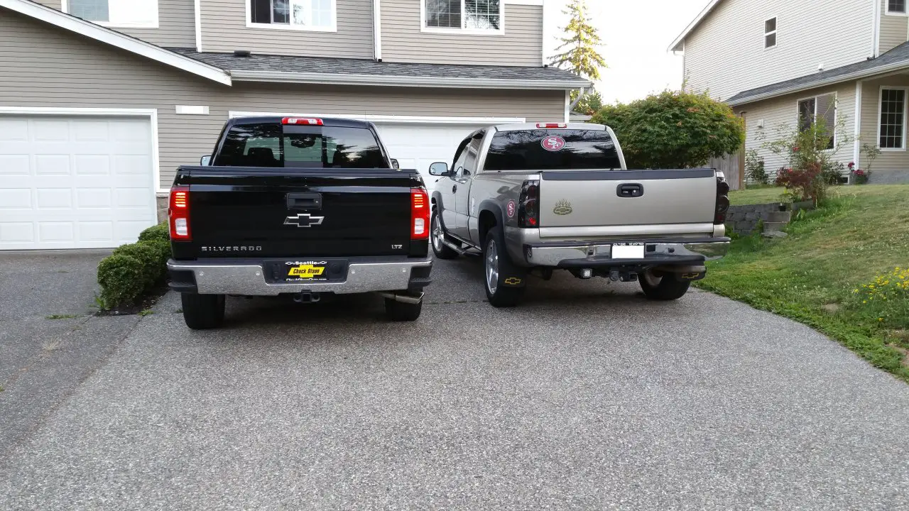 03 WT vs 16 LTZ rear