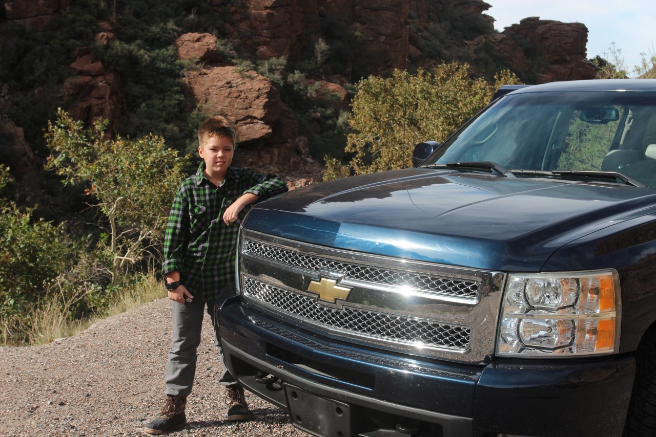 Out and about in the Silverado.