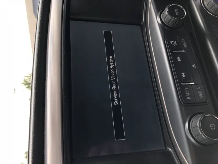 Service rear vision system message after LED install Ask the GM