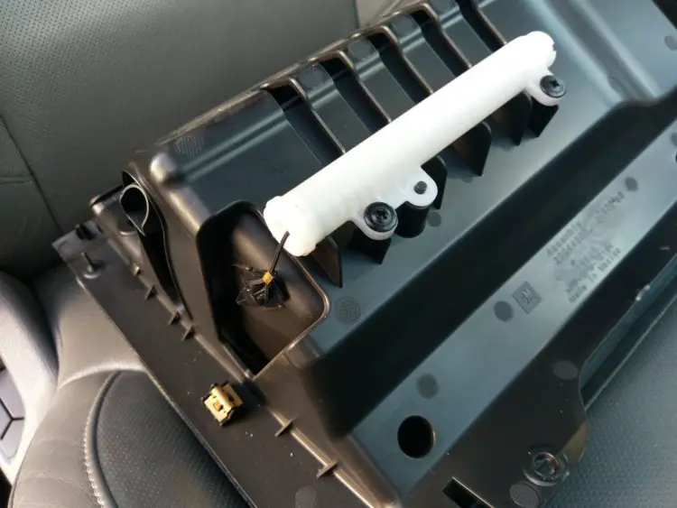 Umm what is this on the back of the glove box?! 2014 2019 Silverado