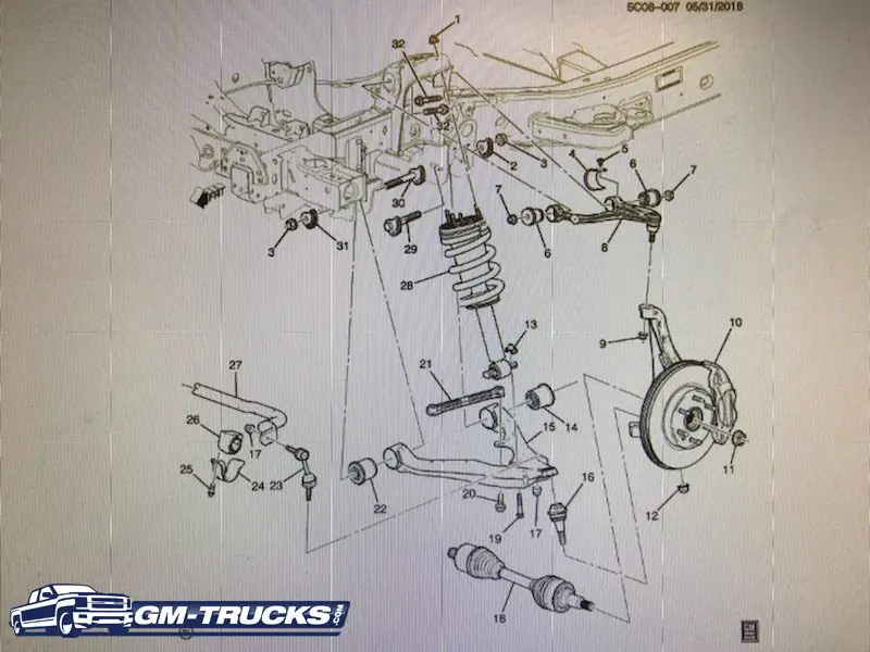 Exclusive: First Parts Diagrams For 2019 Silverado Leaked - The
