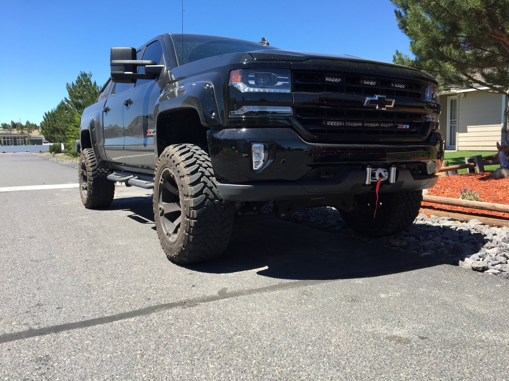 2014 silverado winch mount