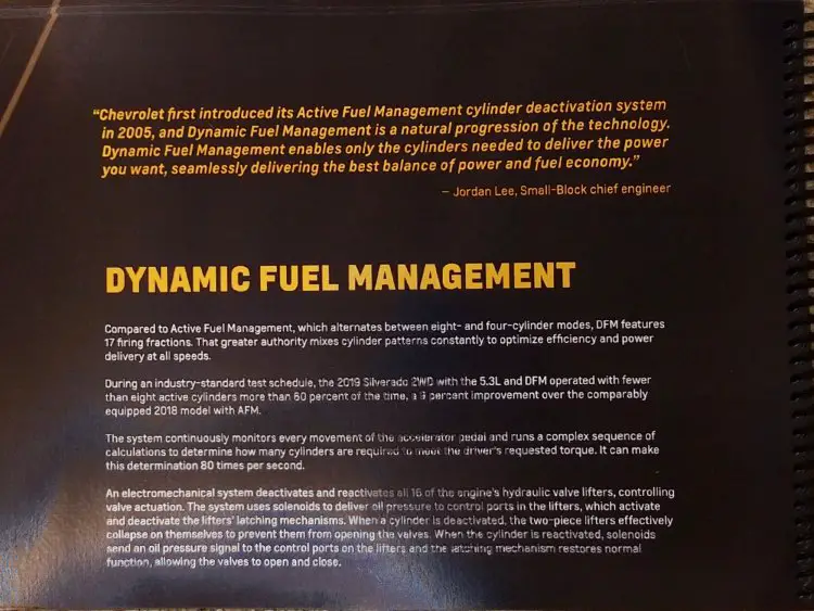 Active Fuel Management vs Dynamic Fuel Management Infographic 20192025 Silverado & Sierra