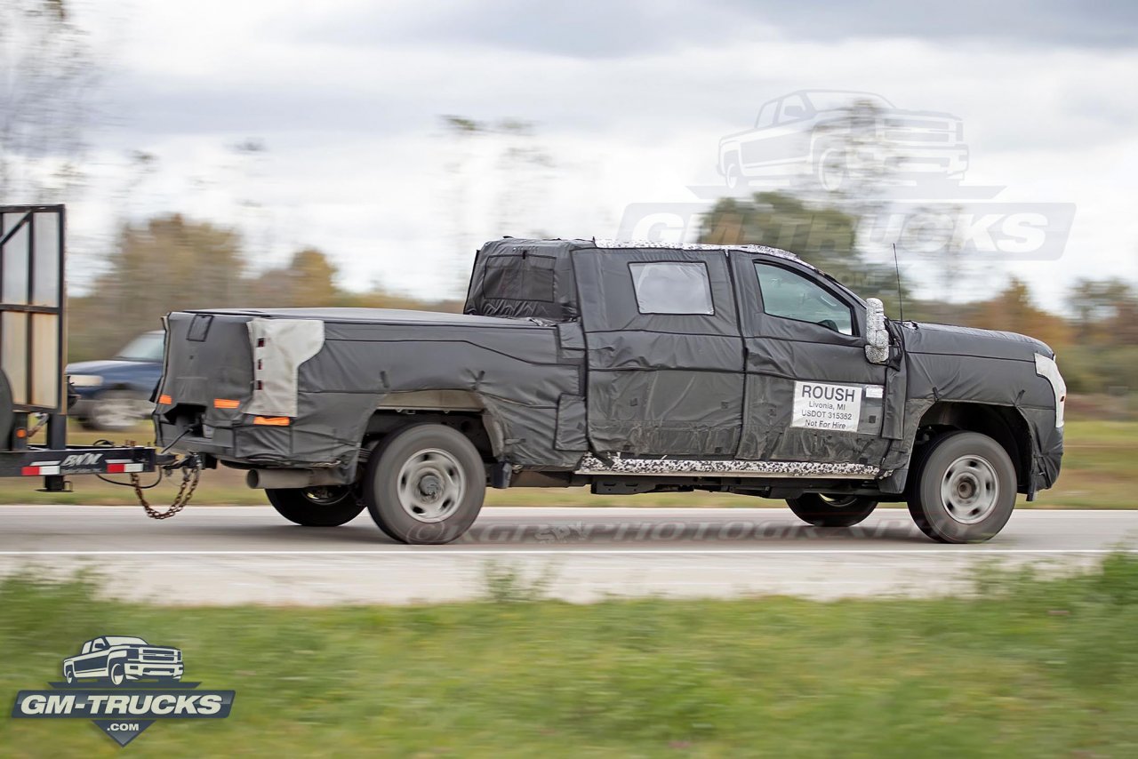 2020 Chevy Silverado 2500HD Photographed On Michigan Roads