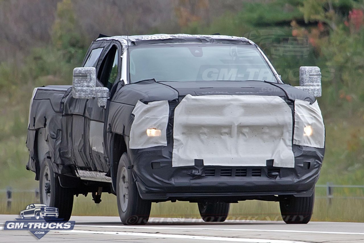 2020 Chevy Silverado 2500HD Photographed On Michigan Roads