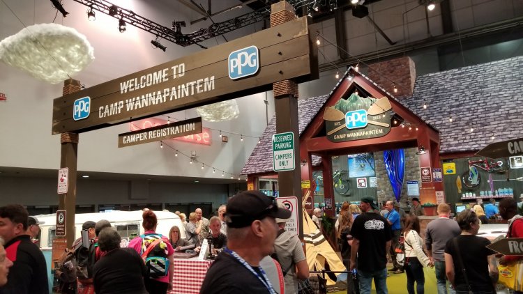 PPG Booth Camp Wannapaintem SEMA 2018