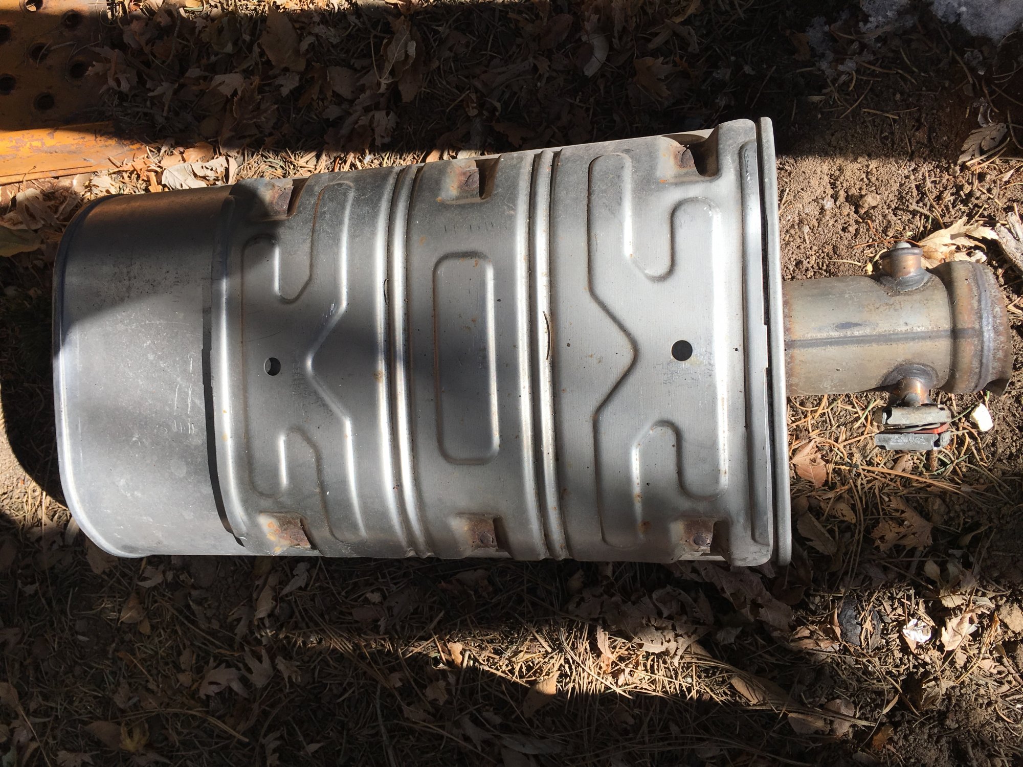 Stock muffler flapper inside pic 20142019 Engine, Driveline, & Exhaust