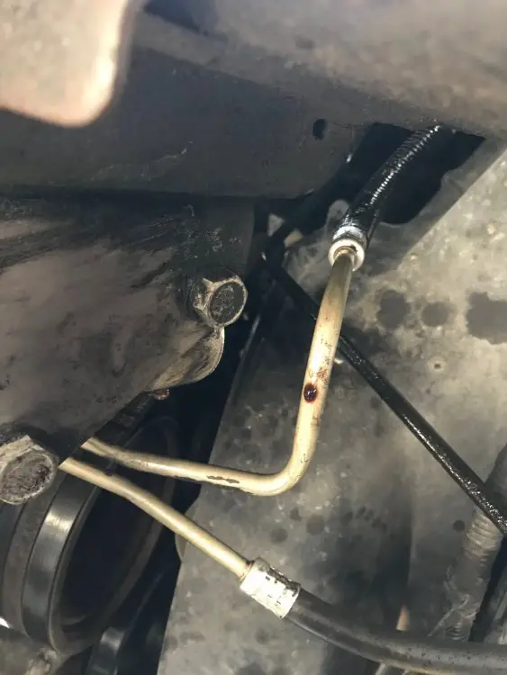 Transmission cooler line leak 20002014 Silverado & Sierra HD GM