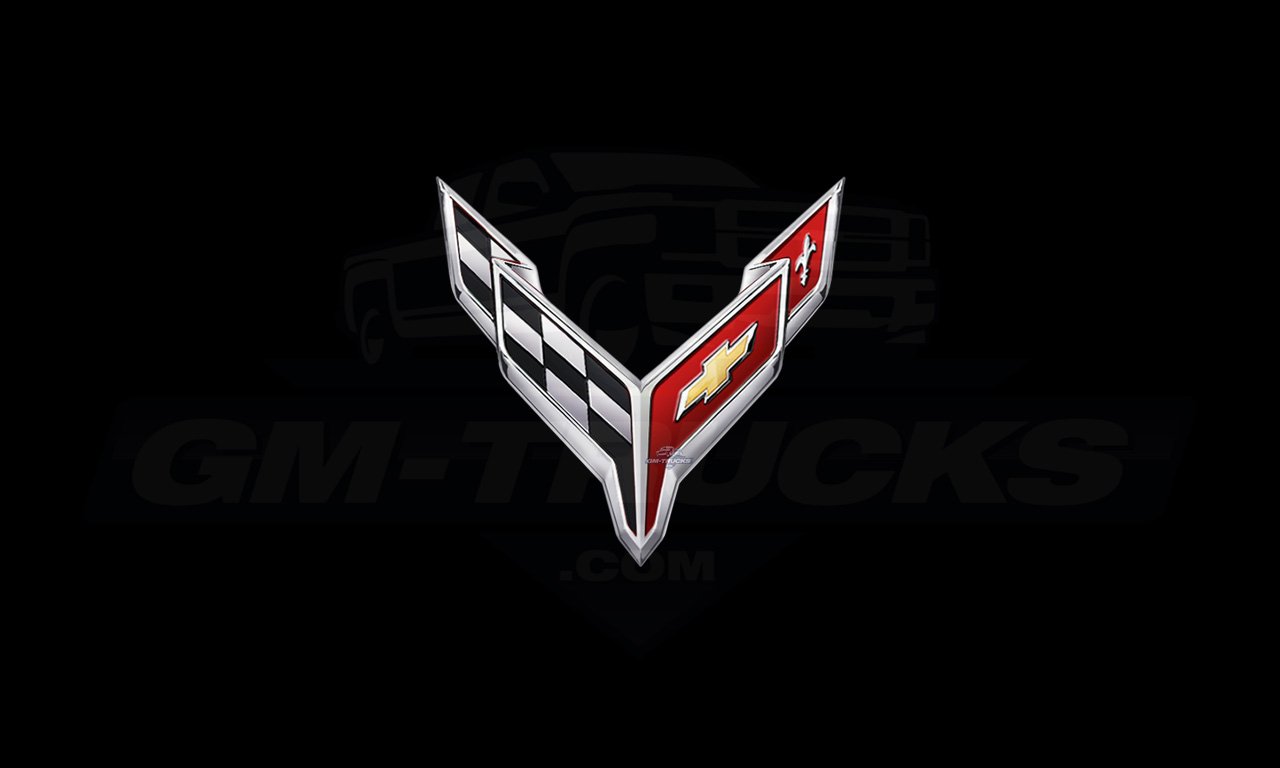 C8 Corvette Logo Wallpaper