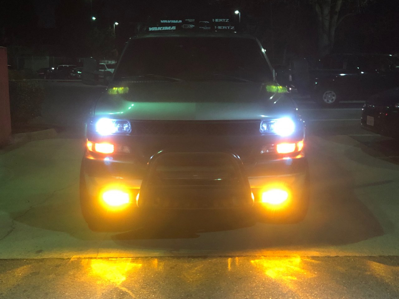 HIDs in Projectors and HIDs in yellow tint housing