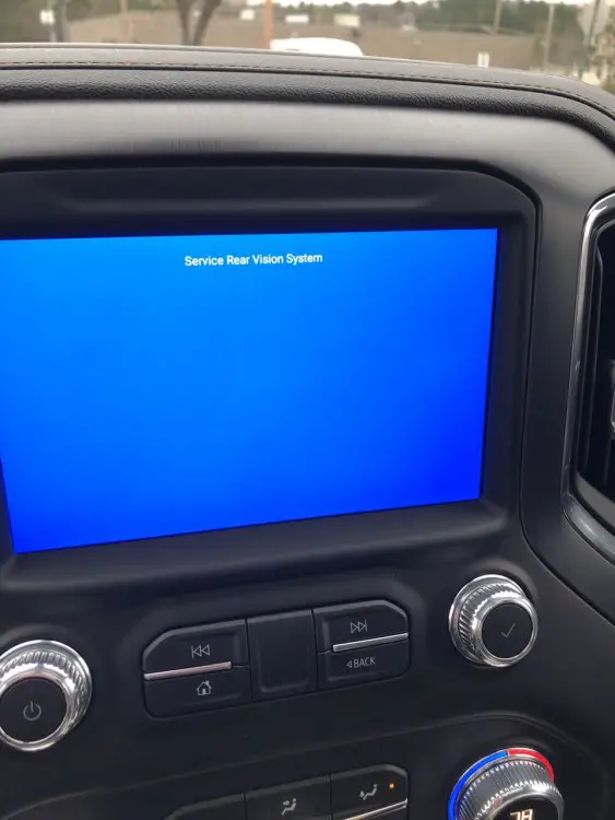 "Service Rear Vision System" on screen [POSSIBLE ... "Service Rear Vision System" on screen [POSSIBLE ...