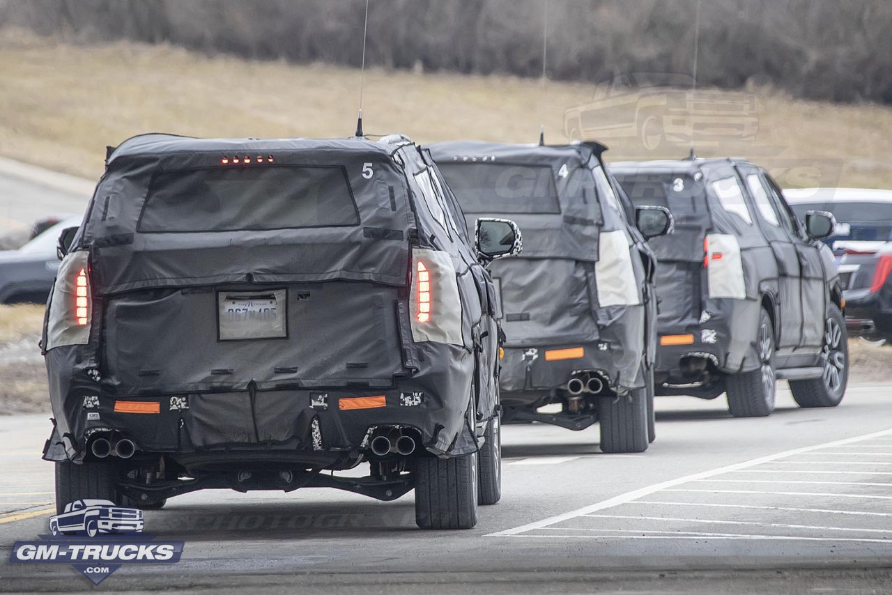 2020 Suburban, Tahoe, & Yukon Pre-Production Mules Caught Using Production Lighting