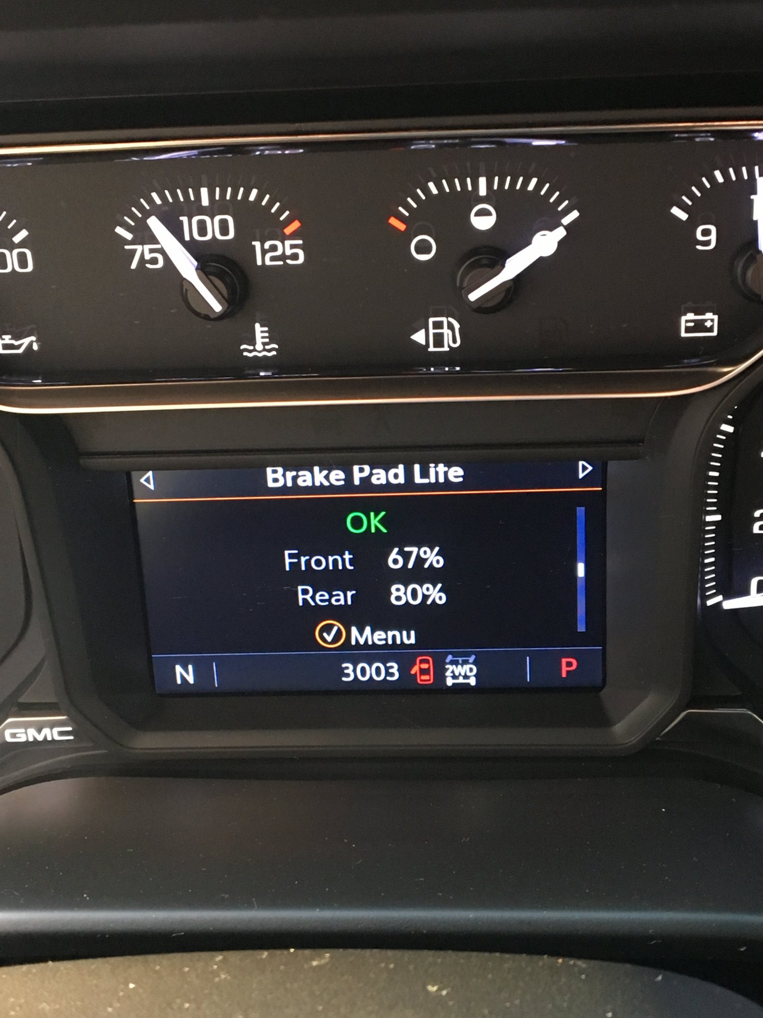 Brake Pad Life Page 5 20192025 Silverado & Sierra