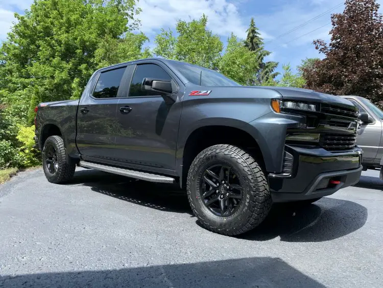 Owners Pictures of 35" Tires on Stock AT4 or Trail Boss - Page 18