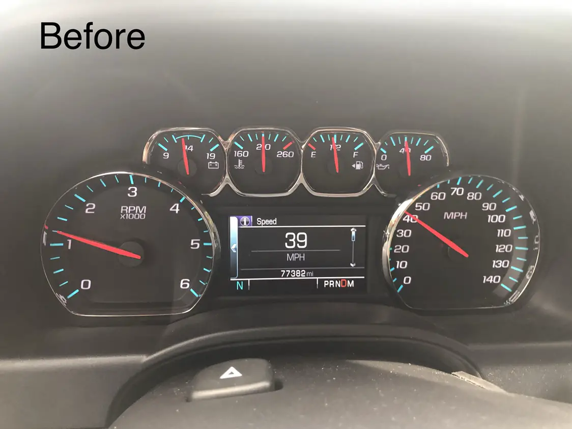 Cluster swap 20142018 Silverado & Sierra Mods