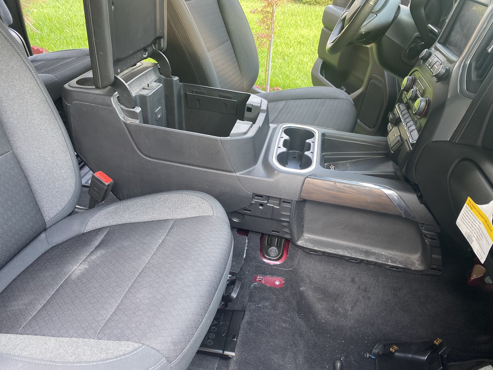 Silverado on sale middle console