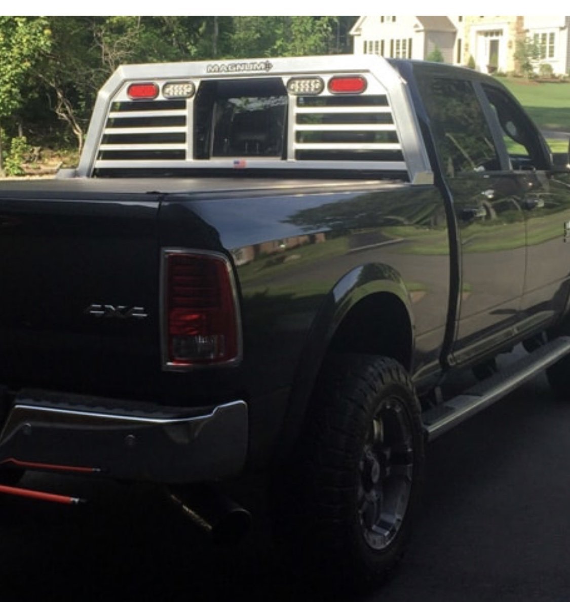 Which magnum backrack, black or aluminum 20142018 Silverado & Sierra