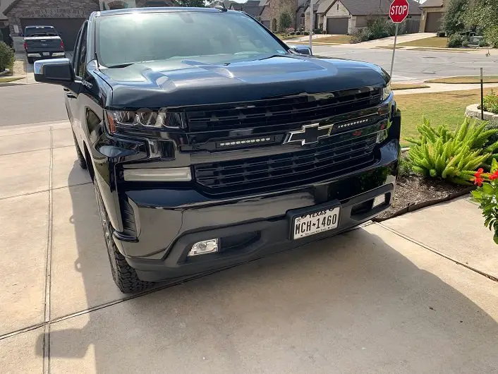 Vinyl Wrapped my Bumpers and Grille... - 2019-2021 Silverado & Sierra ...