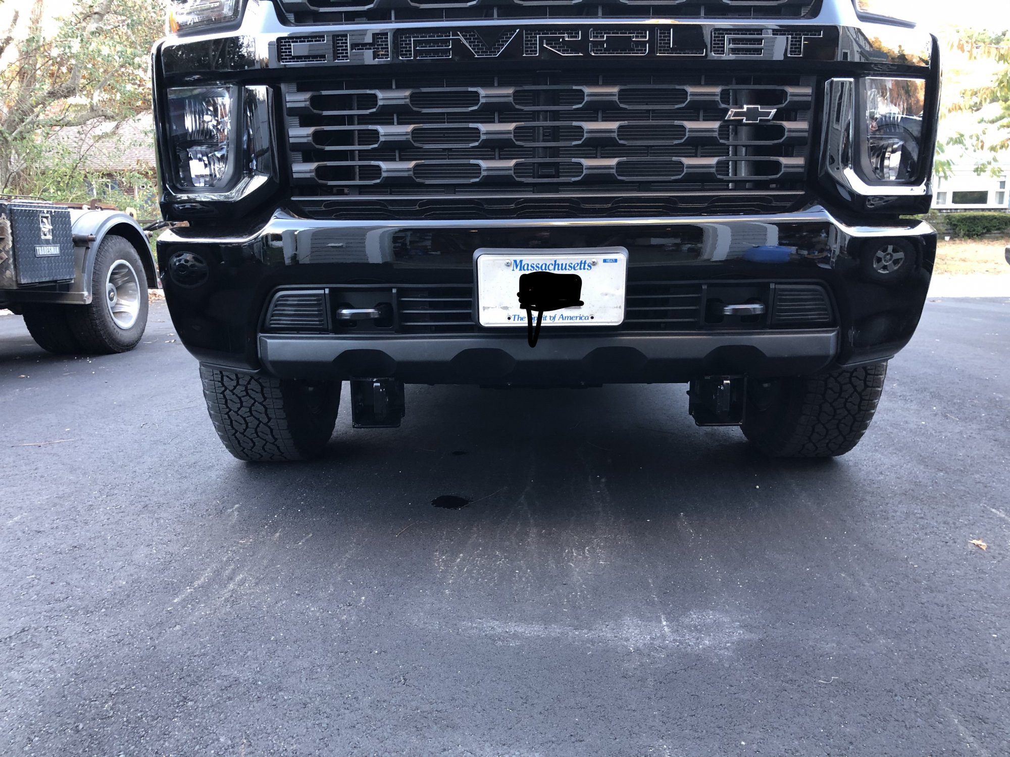Fisher Plow push plates 77109 20202024 Silverado HD & Sierra HD Mods