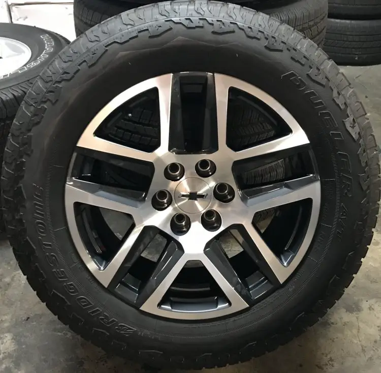 2019/2020 Trail Boss 20" wheels for trade 20192025 Silverado