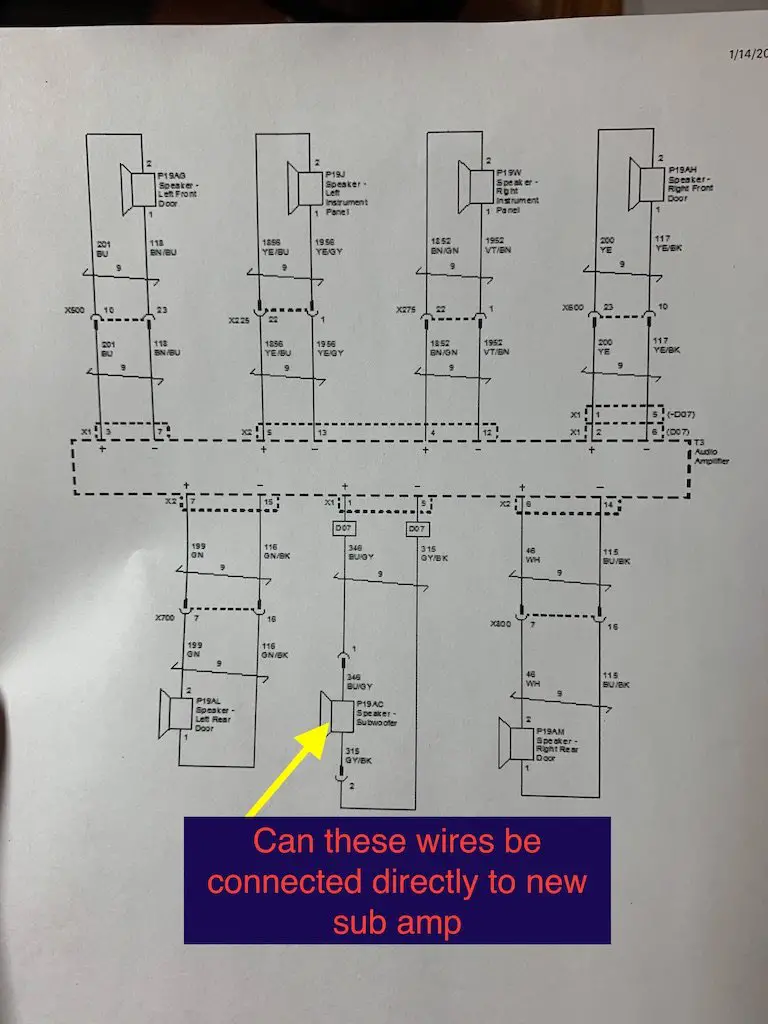 2016 Silverado BOSE sub replacement upgrade wiring - 2014-2018 Silverado & Sierra Mods - GM