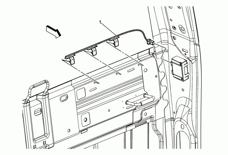 Keyless remote or rcdlr antenna location for 2012 crew cab 20002014