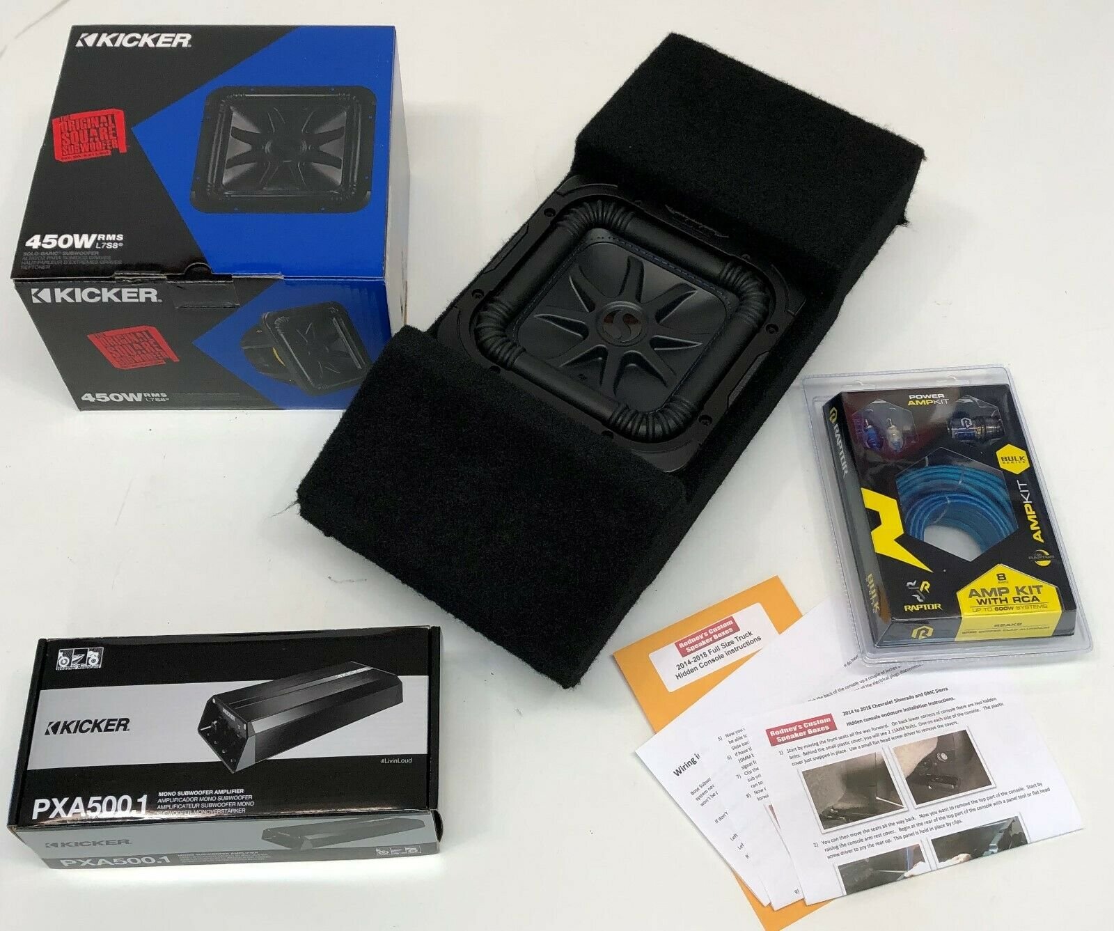 2016 Silverado BOSE sub replacement upgrade wiring - 2014-2018