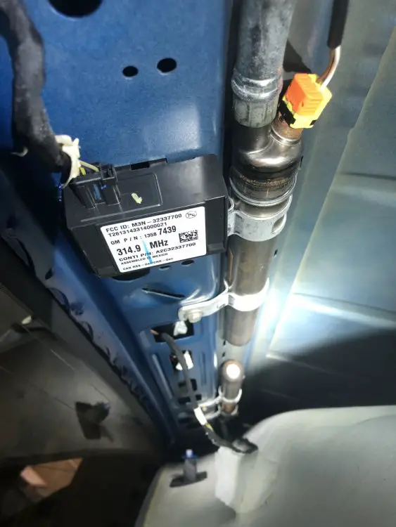 2014 Sierra 1500 crew cab Remote Keyless entry “receiver” location