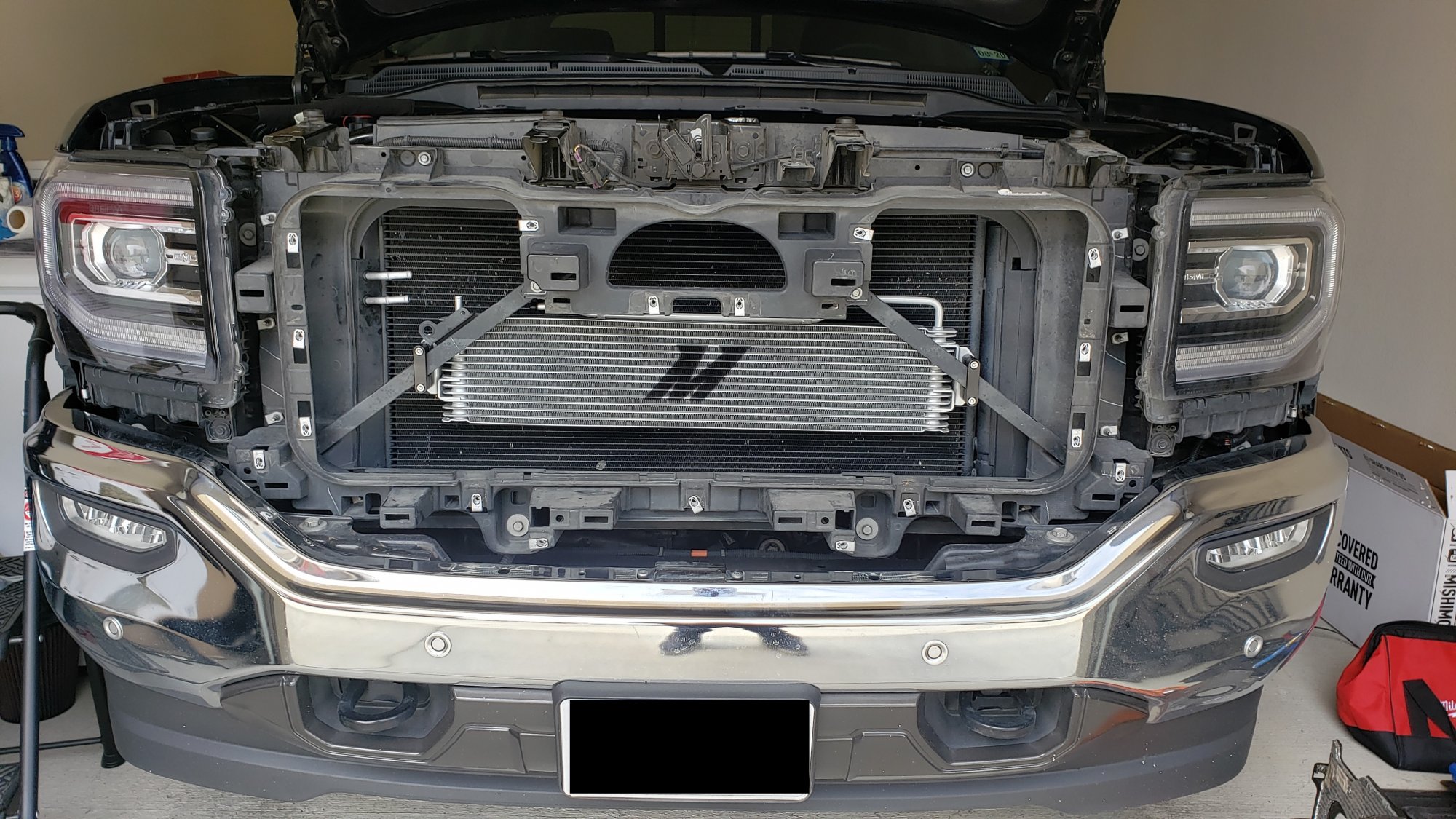 Mishimoto Transmission CoolerInstalled! 20142018 Silverado & Sierra