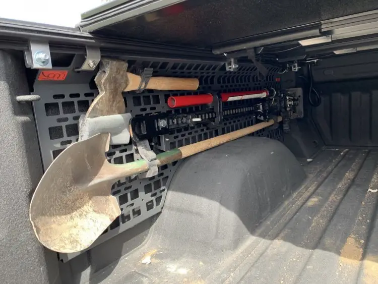 Shovel holder for bed? 20192025 Chevy Silverado & GMC Sierra Mods