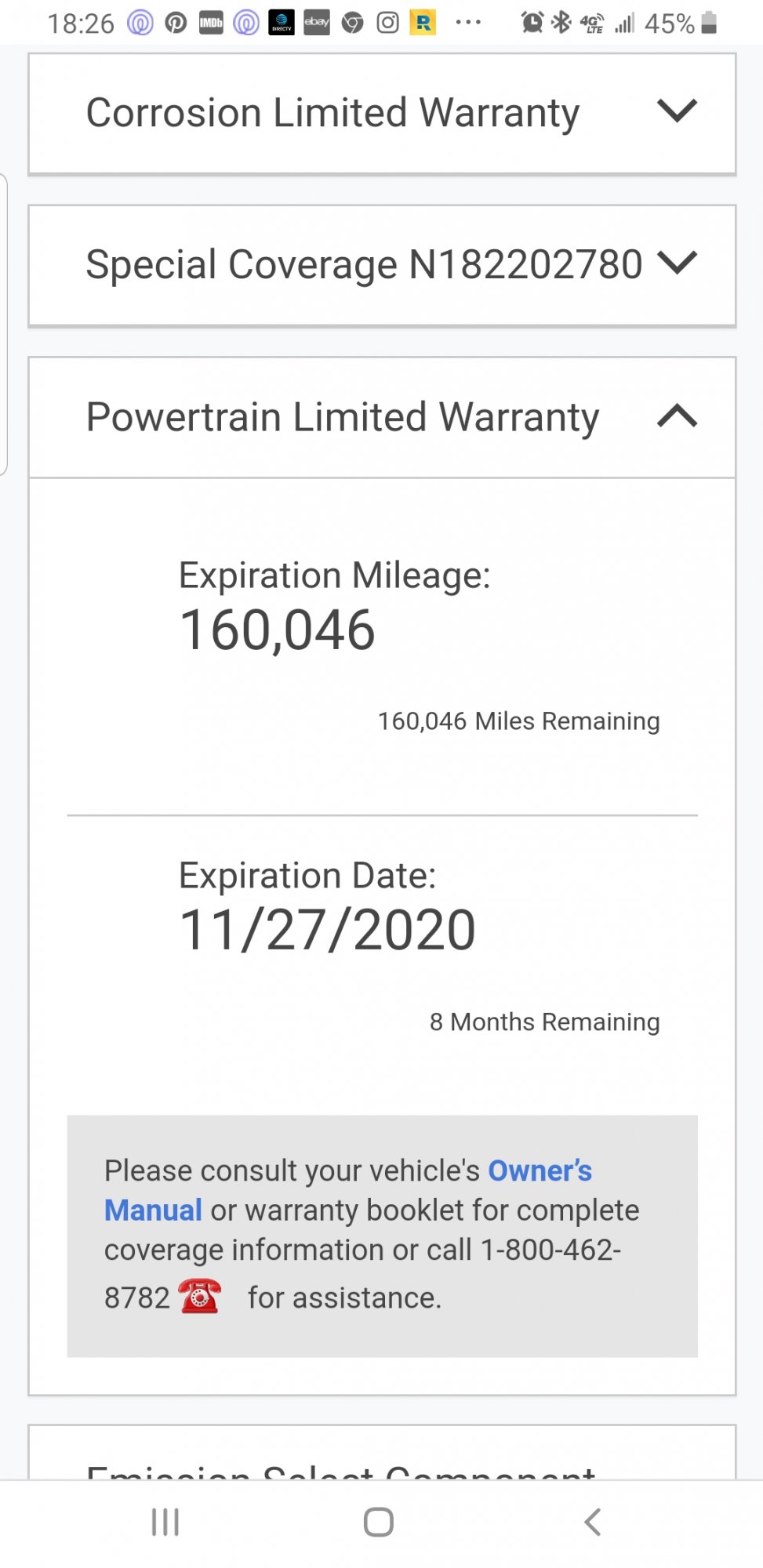 GM Limited Powertrain Warranty 2014 2019 Silverado