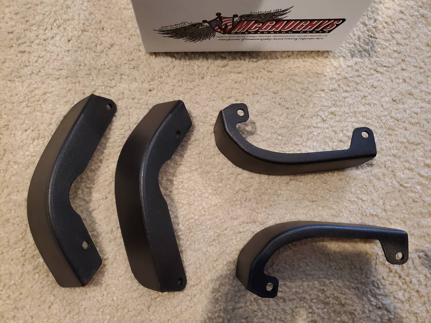 2020-2025 Chevy Silverado 2500/3500 HD Mud Flap Delete Kit 6 Piece Kit Front And Rear