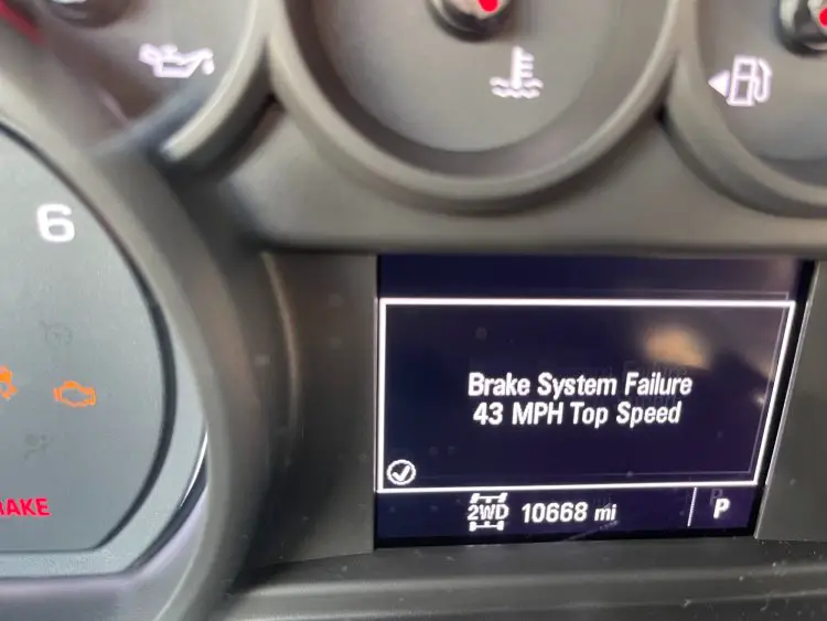 "Brake system failure" "Service ESC" LEMON? 20192025 Chevy Silverado