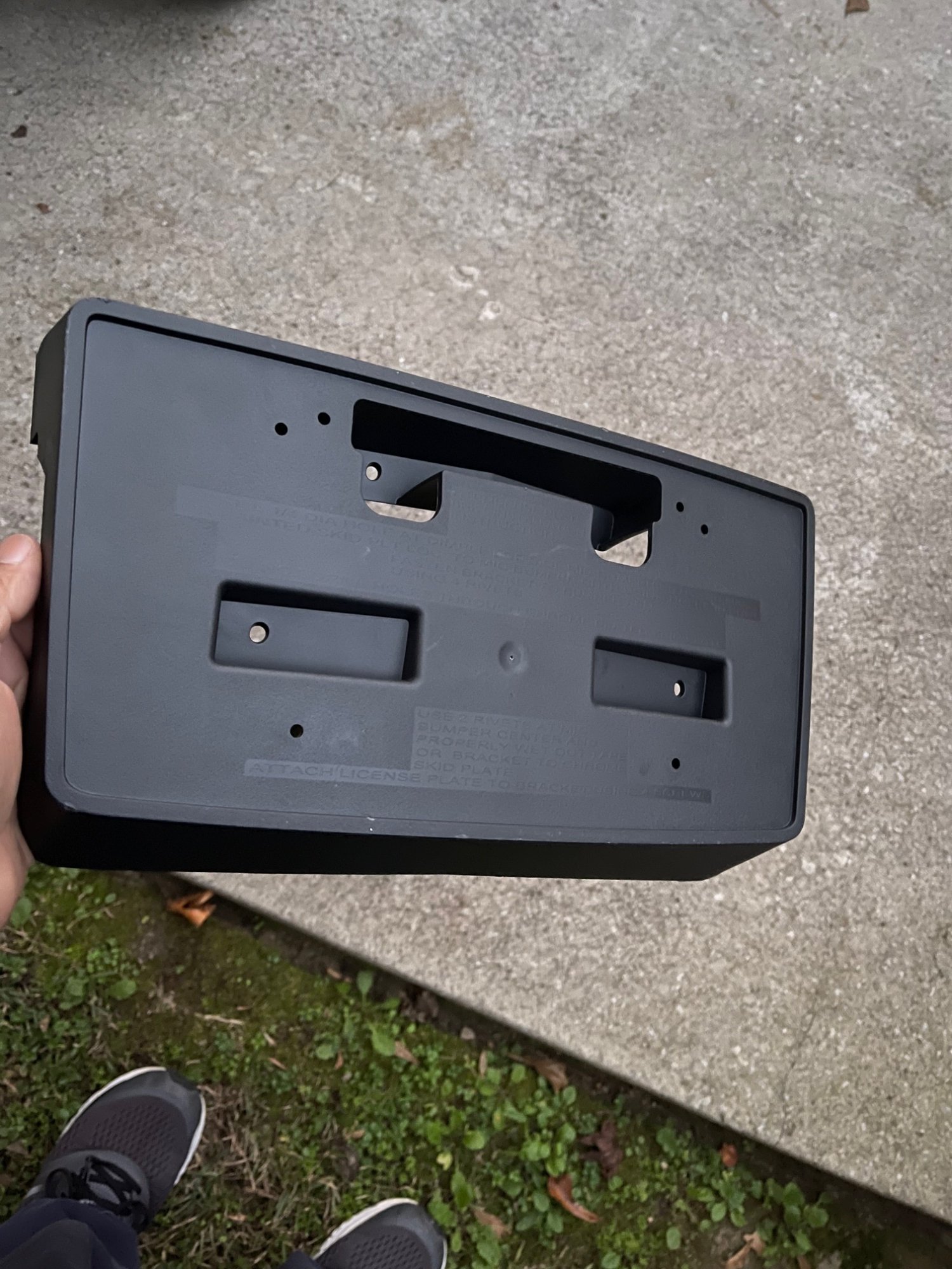 Front license plate bracket 20142018 Silverado & Sierra Mods