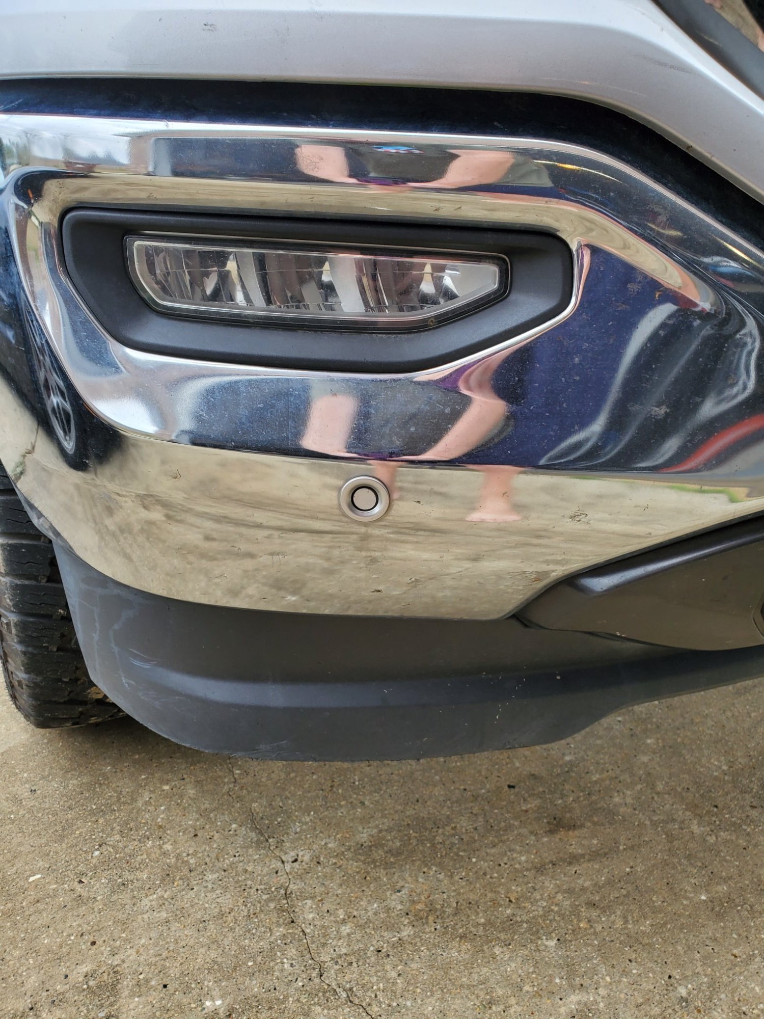 Fog Light is blinking when parked and shutoff. 20142018 Silverado