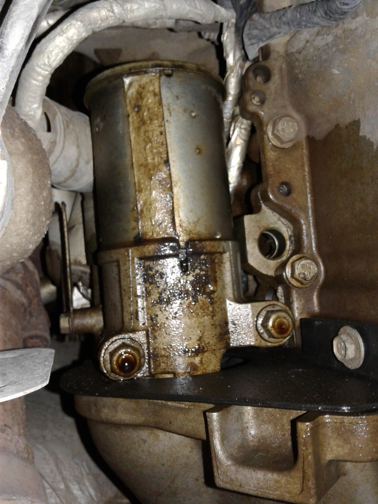 Why is oil dripping around starter 2014 2018 Silverado Sierra Troubleshooting GM Trucks