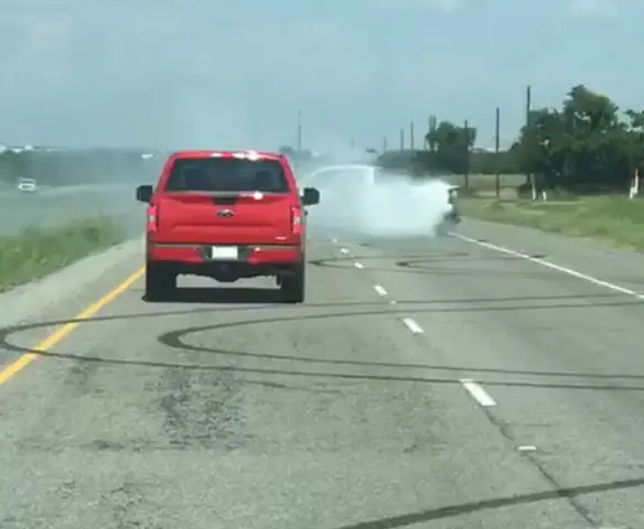 Watch As Silverado RST Roasts Tires & Causes Mayhem On Iowa Highway