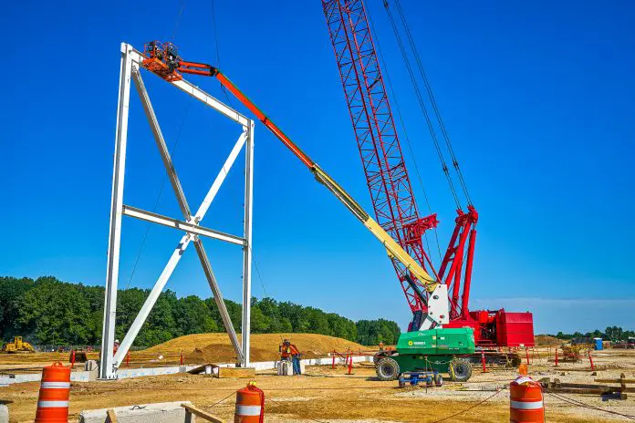 Construction of Ultium Cells LLC Battery Cell Manufacturing Facility
